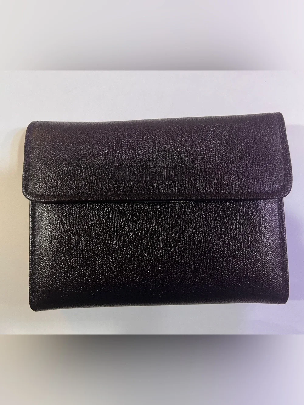 Christian Dior Navy Blue Leather Agenda Planner CD address book Dior Organizer